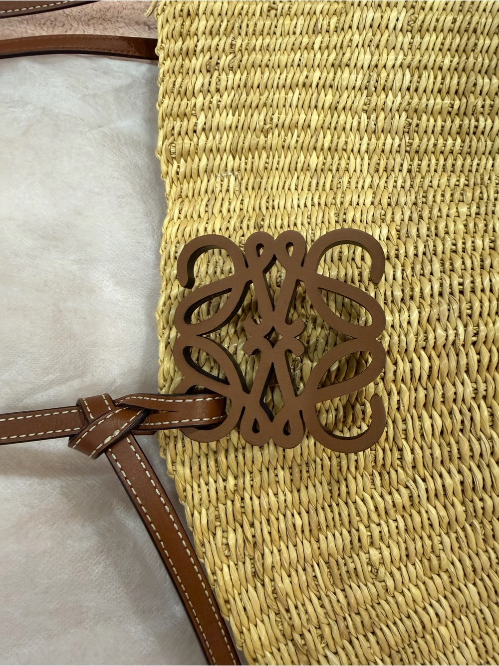 Loewe Shell Paula’s Ibiza Collection Woven Basket Bag Tote - Picture 3 of 12